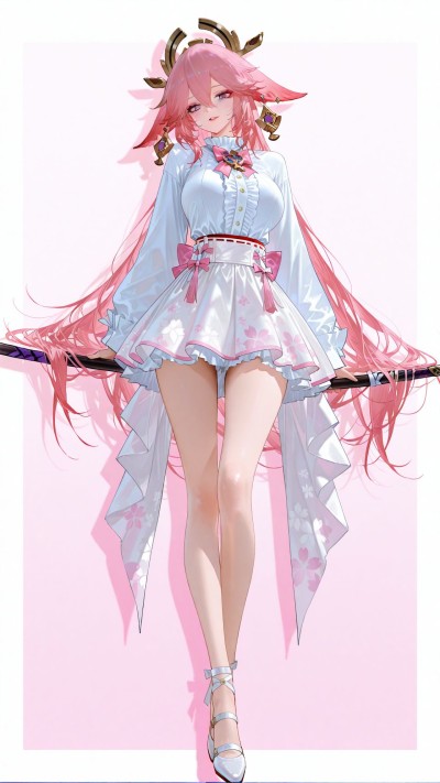 #原神 #八重神子 #二次元 #动漫少女 #美少女