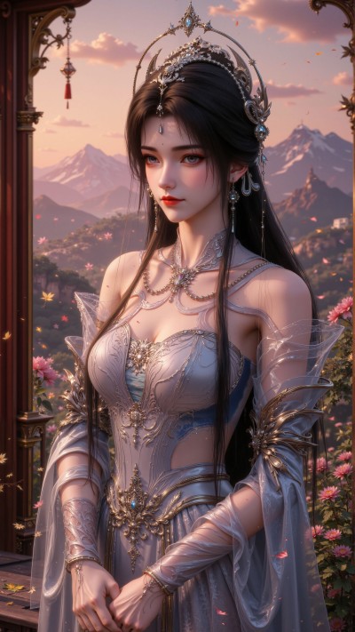 #完美世界清漪新建模#手机壁纸#ai
