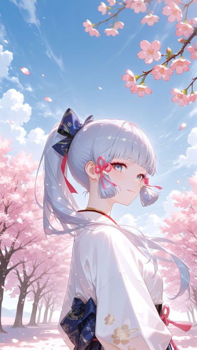 #原神 #神里绫华 #ai绘画