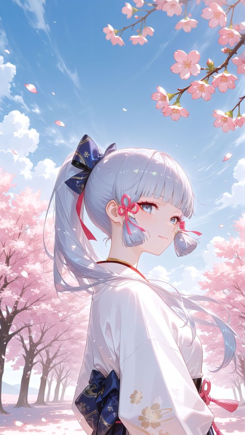 #原神 #神里绫华 #ai绘画