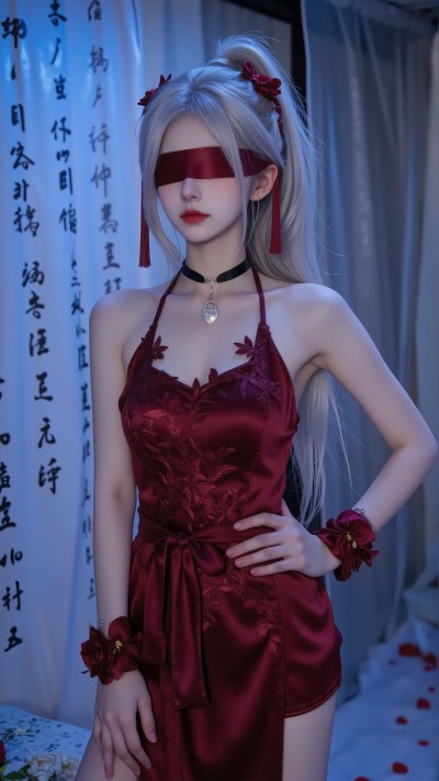 你喜欢红色还是白色的宁红夜？。#cosplay #宁红夜 #永劫无间
