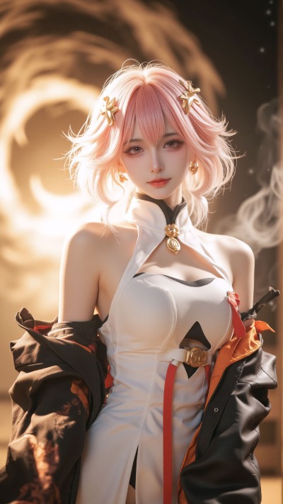 感受到长离的气势了吗？。#长离 #鸣潮 #cosplay