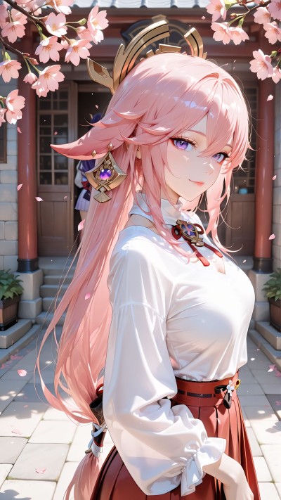 #二次元壁纸 #原神 #八重神子#美女壁纸