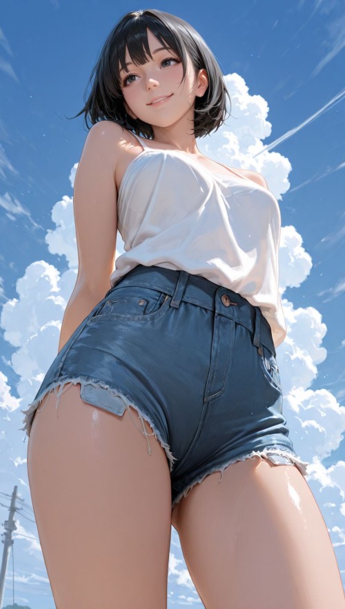 二次元壁纸#动漫美女#手机高清壁纸#大长腿