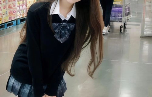 #jk女孩#努力变成你喜欢的样子#美女手机壁纸