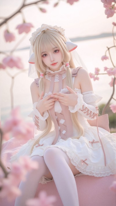 新年第一天，让小叽陪你吧~。#小叽 #cosplay #人形电脑天使心