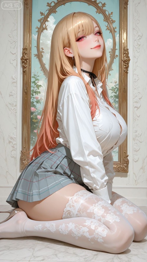 #二次元 #壁纸 #白丝才是正义 #清纯甜美 #喜多川海梦