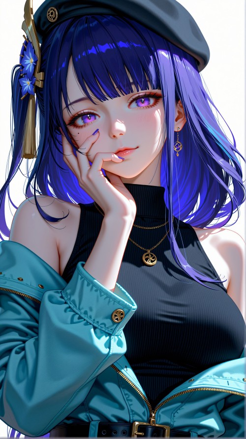 #原神 #雷电将军#手机高清壁纸#二次元游戏壁纸