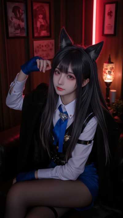 这是你喜欢的缄默德克萨斯么？。#缄默德克萨斯 #二次元 #明日方舟