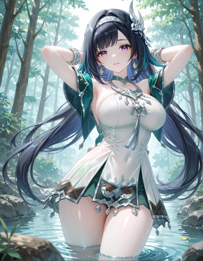 #原神 #蓝砚#二次元手机壁纸