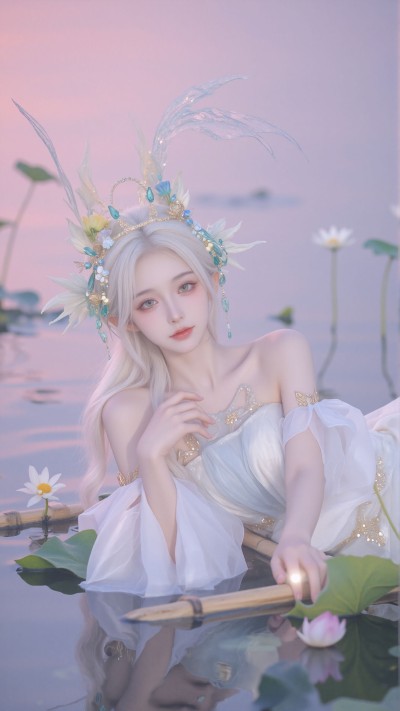 这就是瑶池仙女吗？。#瑶池仙女 #精灵 #唯美意境