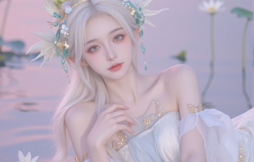 这就是瑶池仙女吗？。#瑶池仙女 #精灵 #唯美意境