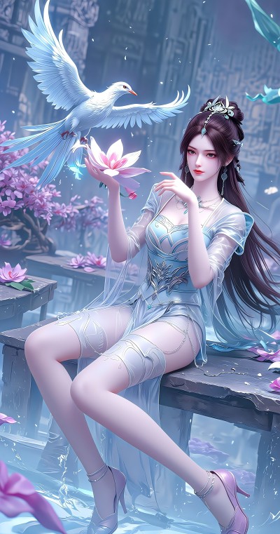 完美世界-叶倾仙#动漫壁纸 #高清壁纸 #精美壁纸 #国漫女神