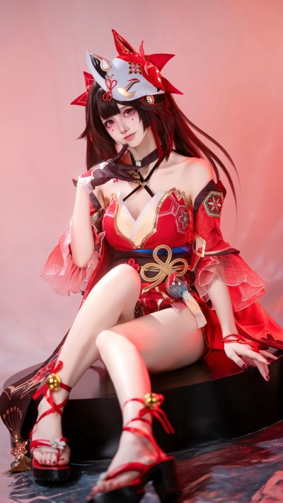 dy@绝世蘑菇,cos壁纸,cosplay,手机高清壁纸,美女壁纸