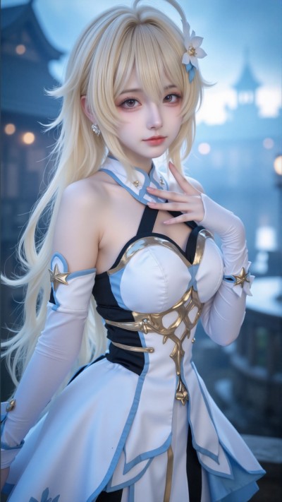 还想跟荧妹一起旅行么？。#荧 #cosplay #原神