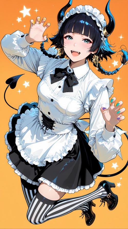 异世界穿越后，只能挑选一位的话。 #死神bleach #动漫女神 #女仆装 #壁纸 #二次元