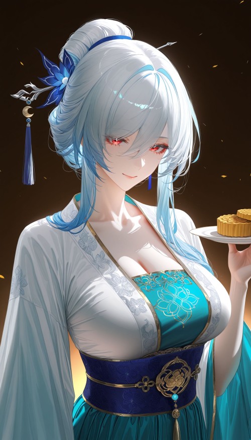 中秋快乐宝子们 一定要开心呀。#崩坏星穹铁道 #镜流 #流萤 #星 #中秋节