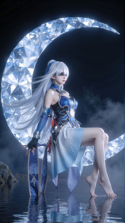 小弟弟，你敢不敢接我一剑？。#镜流 #cosplay #崩坏星穹铁道  #毗乃昆尼末法世记