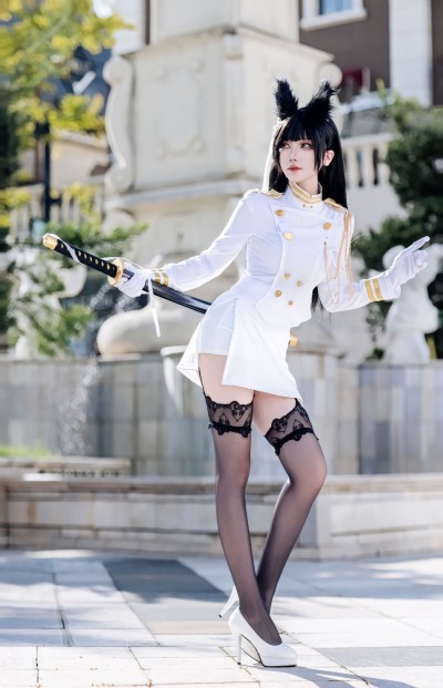 dy@绛南学姐ovo 一种很新的cosplay 二次元 cos 爱宕 碧蓝航线