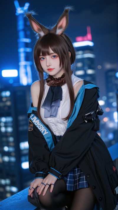 这是你心目中的阿米娅吗？。#阿米娅 #明日方舟 #cosplay #看见音乐计划