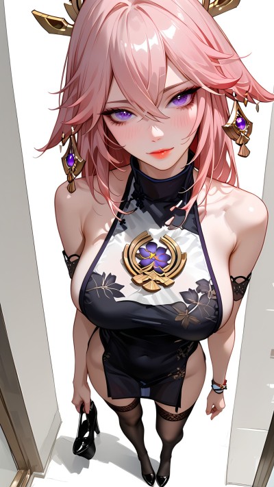 八重神子。#原神#壁纸#ai