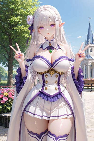 二次元壁纸 #动漫少女#美女壁纸 #二次元美图 #从零开始的异世界生活 #艾米莉亚