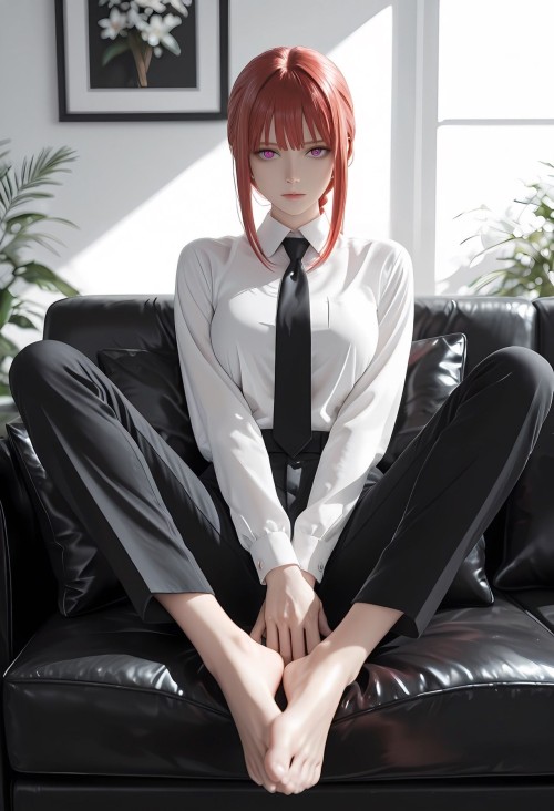 玛奇玛#电锯人#ai #ai绘画 #二次元