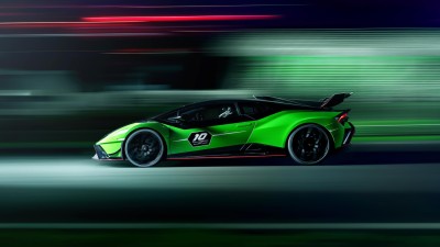 兰博基尼绿色赛车Huracan STO SC 10 Anniversario 