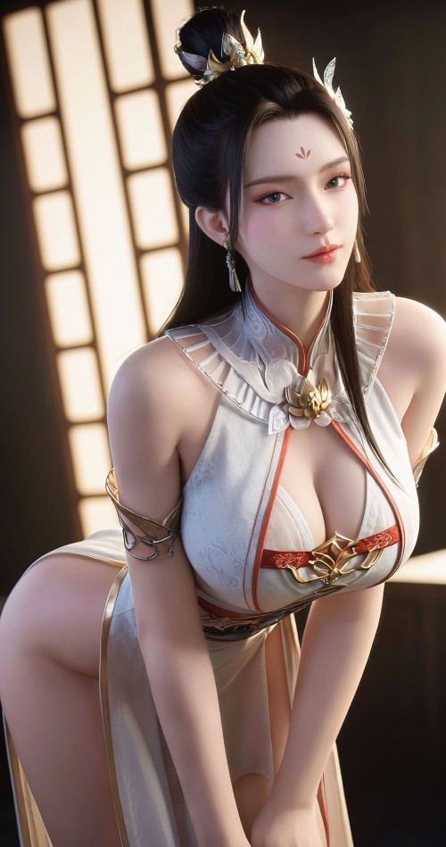 #旗袍 #白鹤淮#国漫女神#国漫女神壁纸#大长腿