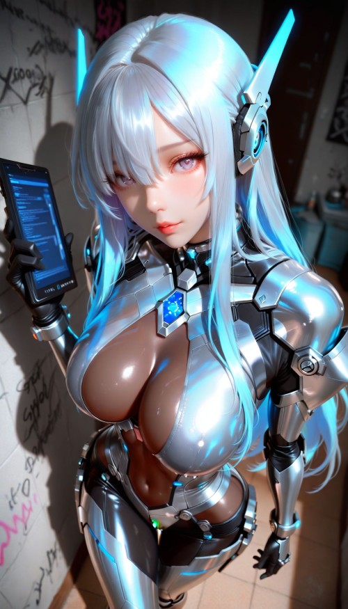 机械娘与众不同 #帅气 #未来科技 #魔鬼身材#二次元壁纸