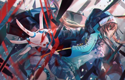 人气游戏人物、运动衫兔耳朵人物壁纸图片