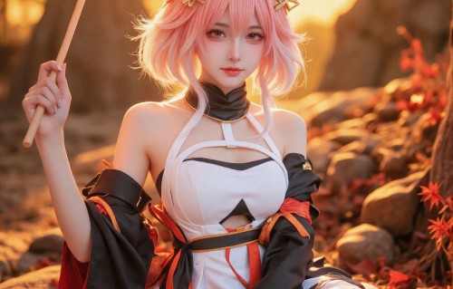 来与长离一起看夕阳吧~。#长离 #鸣潮 #cosplay