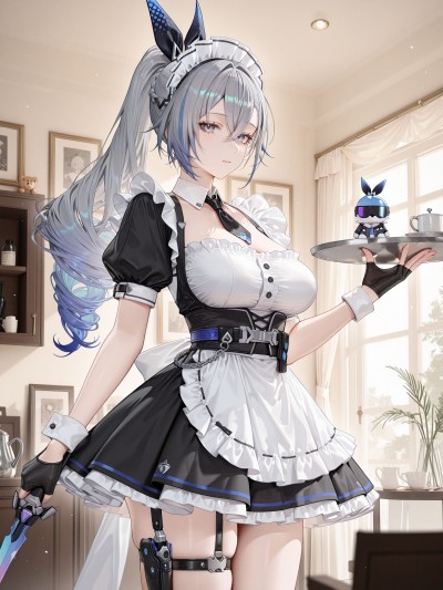 #银狼 #崩坏星穹铁道 #二次元 #女仆装 #御姐