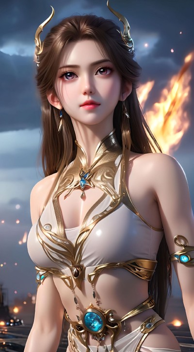 #ai绘画 #二次元 #动漫 #国漫美女 #动漫美图