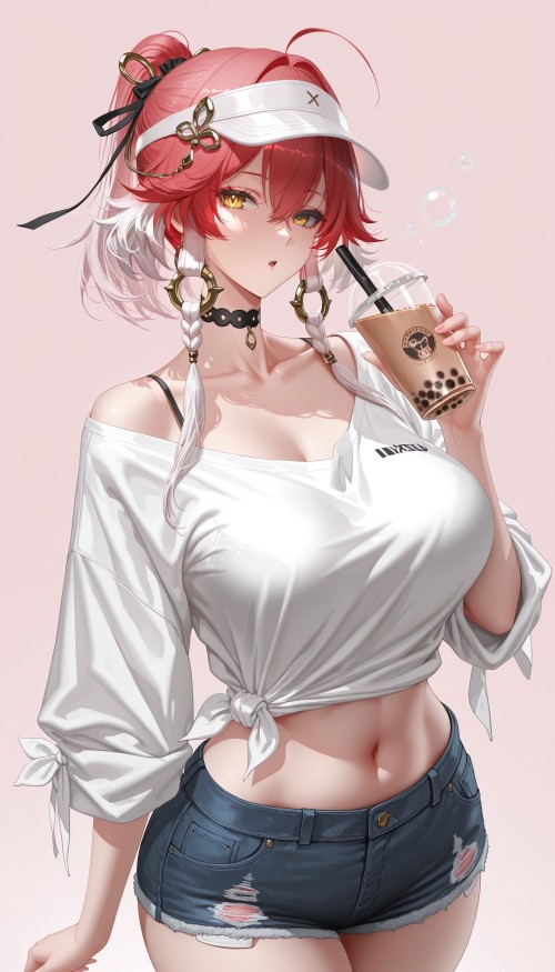 今天休息呀 去约会吧。#鸣潮 #长离 #坎特蕾拉 #卡提希娅