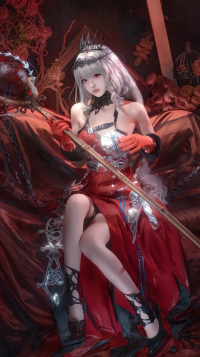 dy@绝世蘑菇,cos壁纸,cosplay,手机高清壁纸,美女壁纸