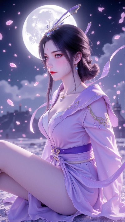 紫霞圣女#遮天#动漫美女