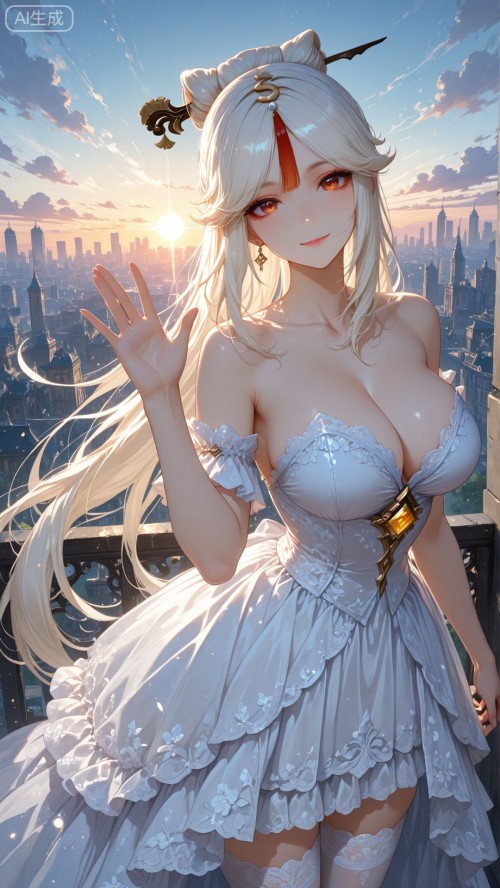 凝光邀约。#原神 #二次元 #壁纸 #旗袍 #动漫