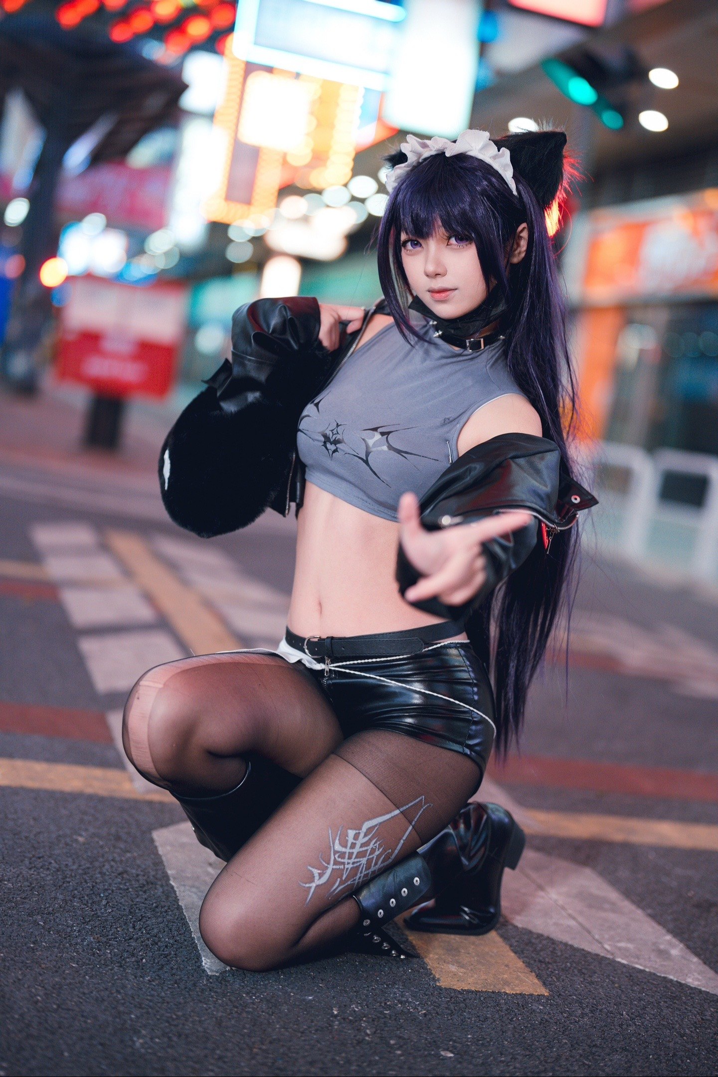 @月定_ 在女仆咖啡厅工作也不错呢(o^^o) cos cosplay nikke 胜利女神nikke 胜利女神cos  第1张
