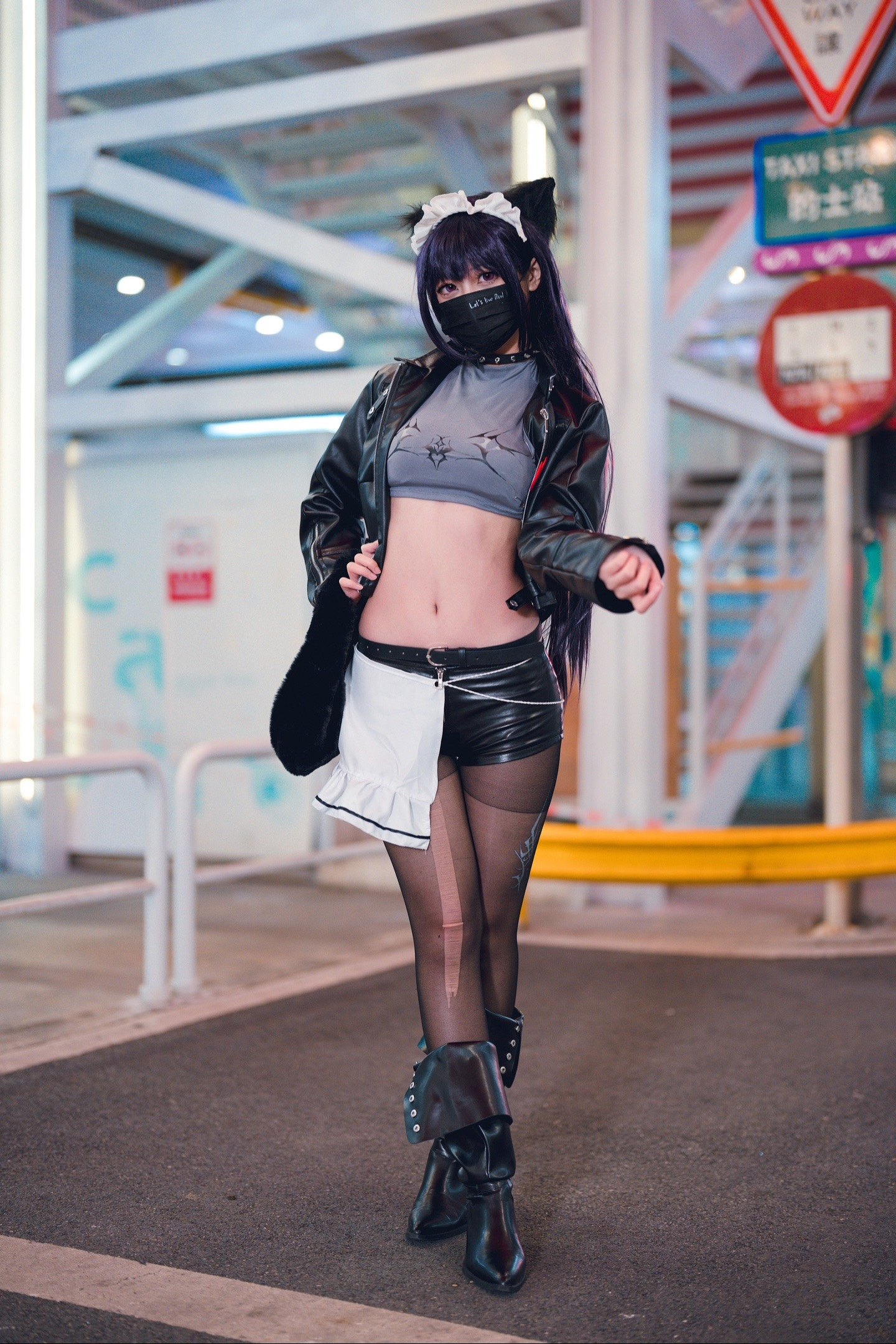 @月定_ 在女仆咖啡厅工作也不错呢(o^^o) cos cosplay nikke 胜利女神nikke 胜利女神cos  第3张