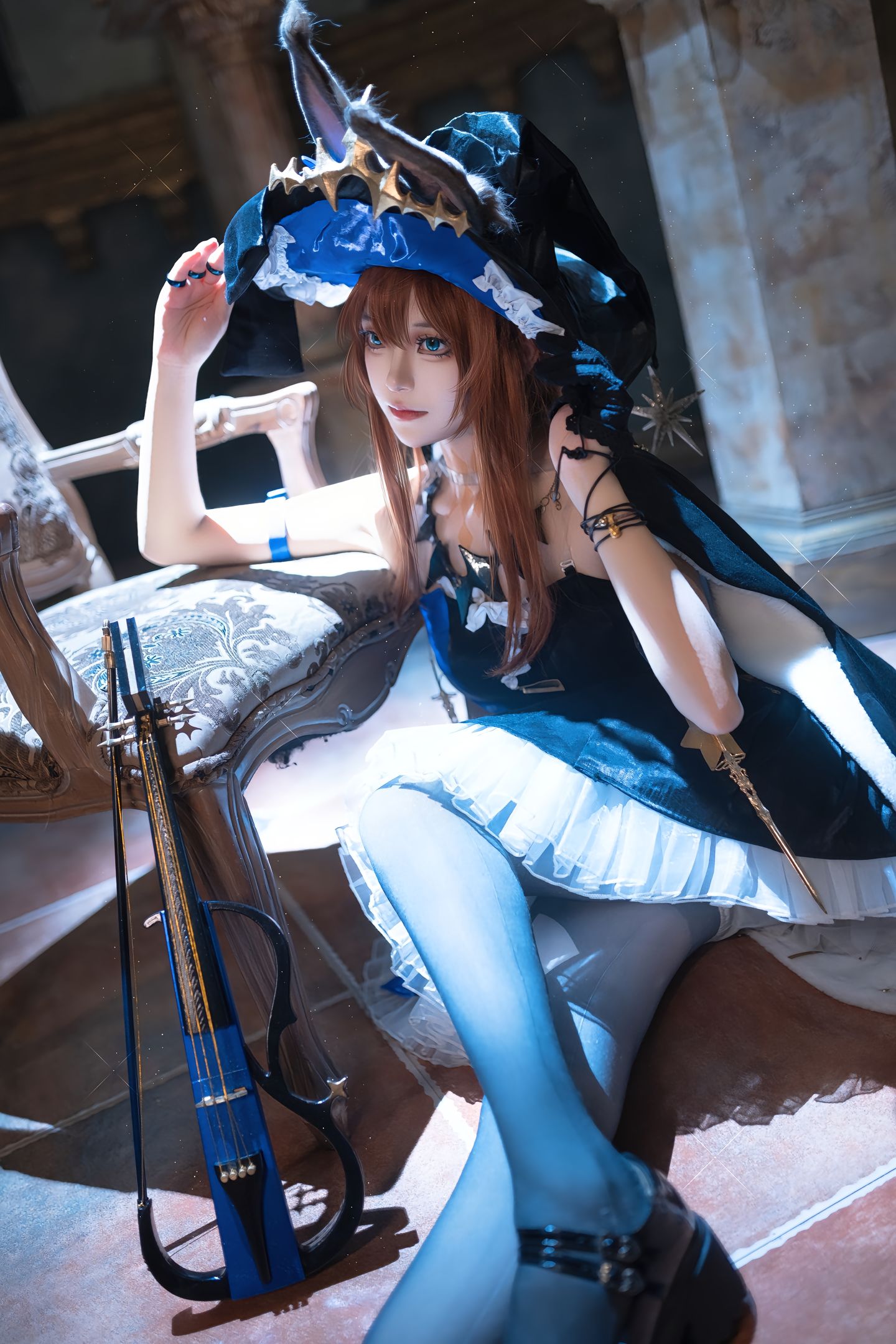 dy@不蛾子 阿米娅 音律阿米娅 明日方舟 cos 阿米娅cos 摄影@嘉神川诺艾尔是小天使ovO（📸摄影版）  第5张