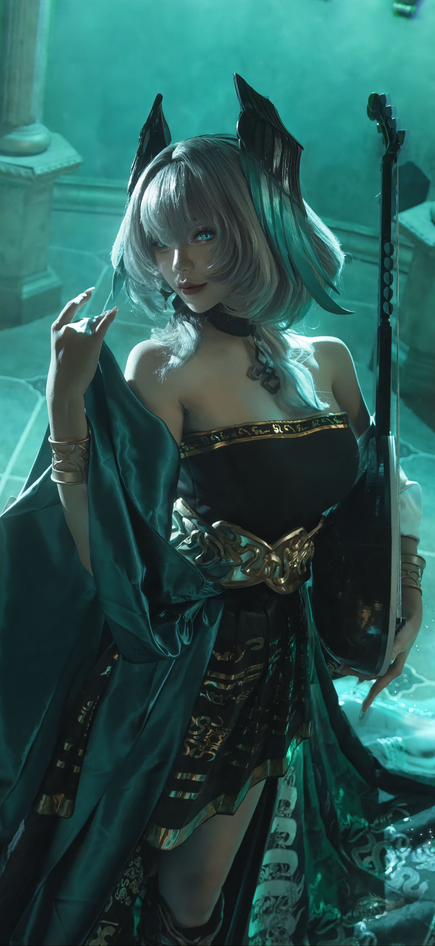 dy@凫笙 博士，你的耳朵红了哦 明日方舟 明日方舟挽歌燃烧殆尽 cos 明日方舟cos 霍尔海雅  第1张