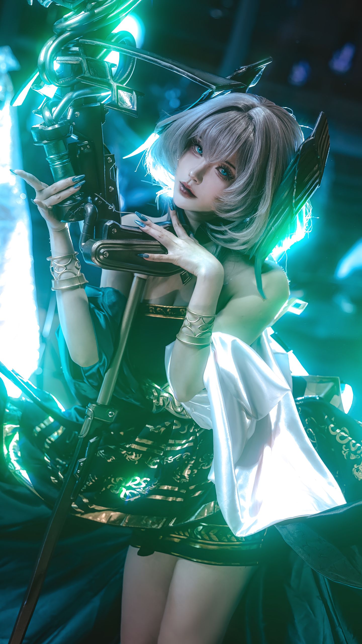 dy@凫笙 博士，你的耳朵红了哦 明日方舟 明日方舟挽歌燃烧殆尽 cos 明日方舟cos 霍尔海雅  第2张