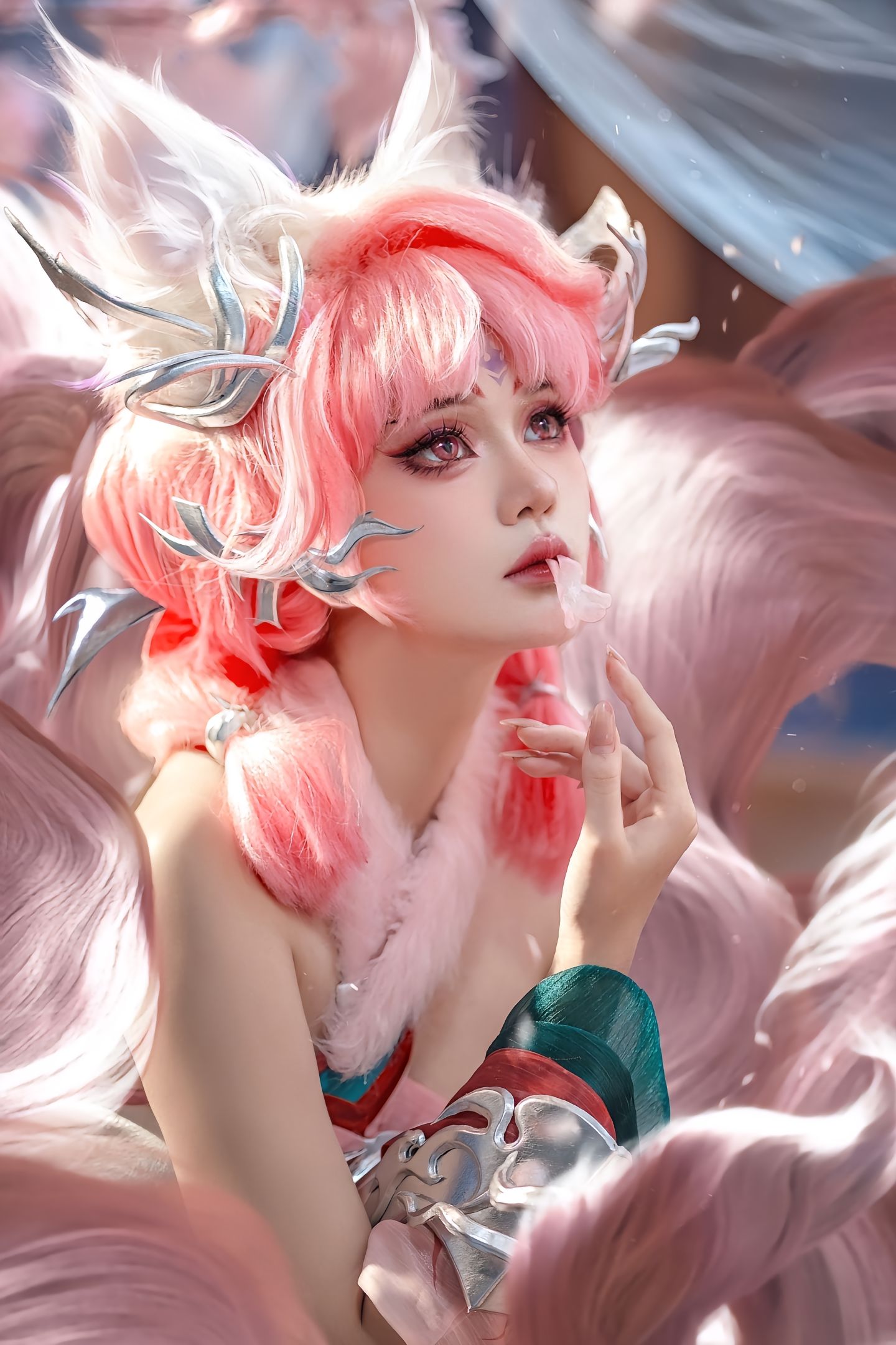 dy@凫笙 灵狐惑心 cos 王者荣耀 王者荣耀cos 妲己九尾狐 妲己  第1张