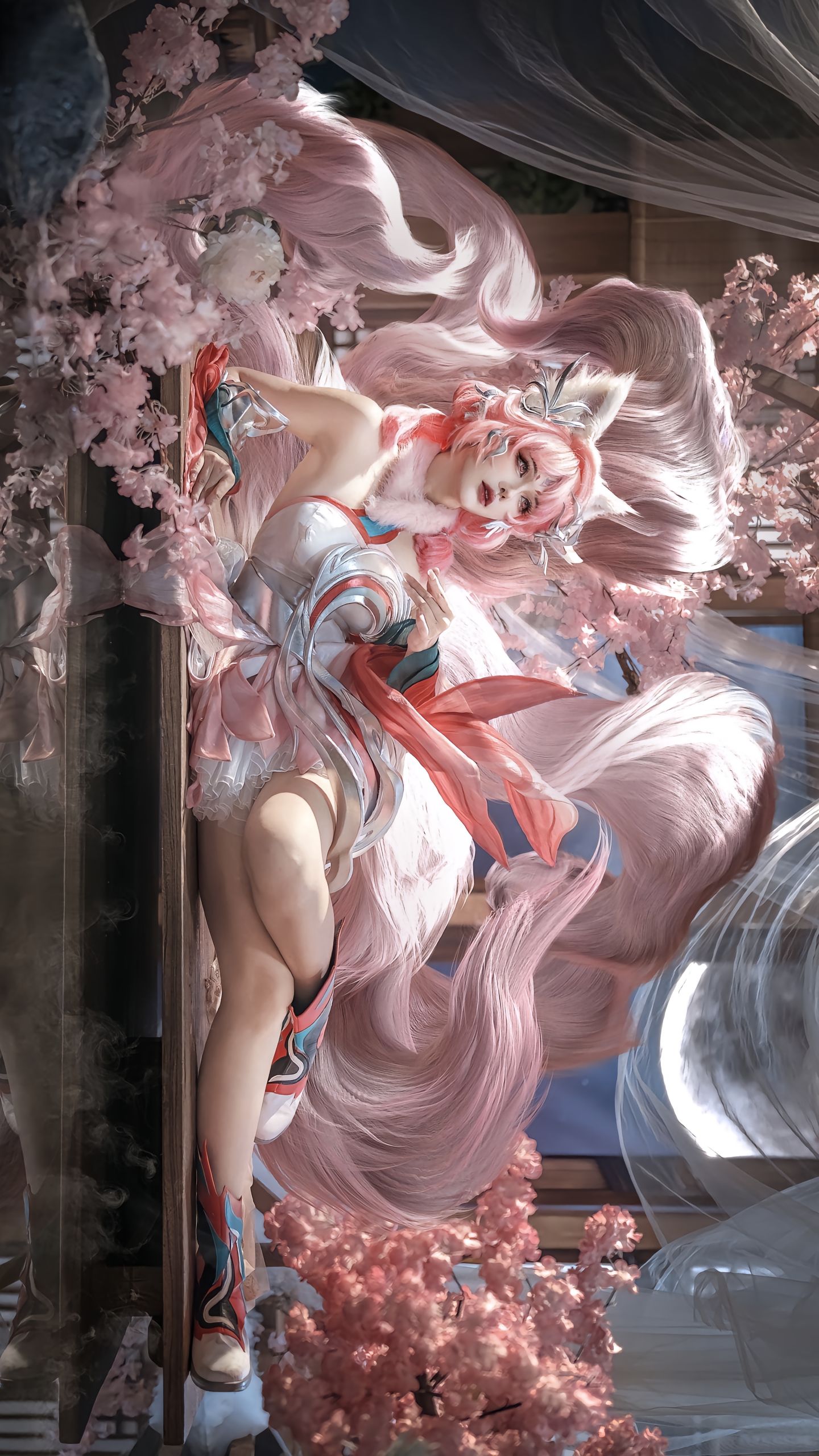 dy@凫笙 灵狐惑心 cos 王者荣耀 王者荣耀cos 妲己九尾狐 妲己  第3张