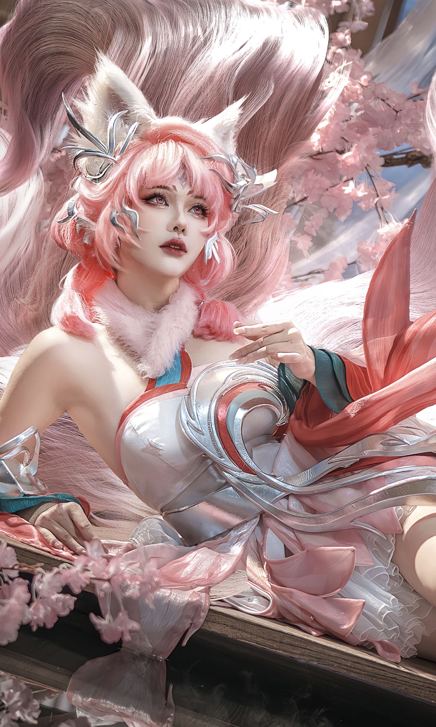 dy@凫笙 灵狐惑心 cos 王者荣耀 王者荣耀cos 妲己九尾狐 妲己  第2张