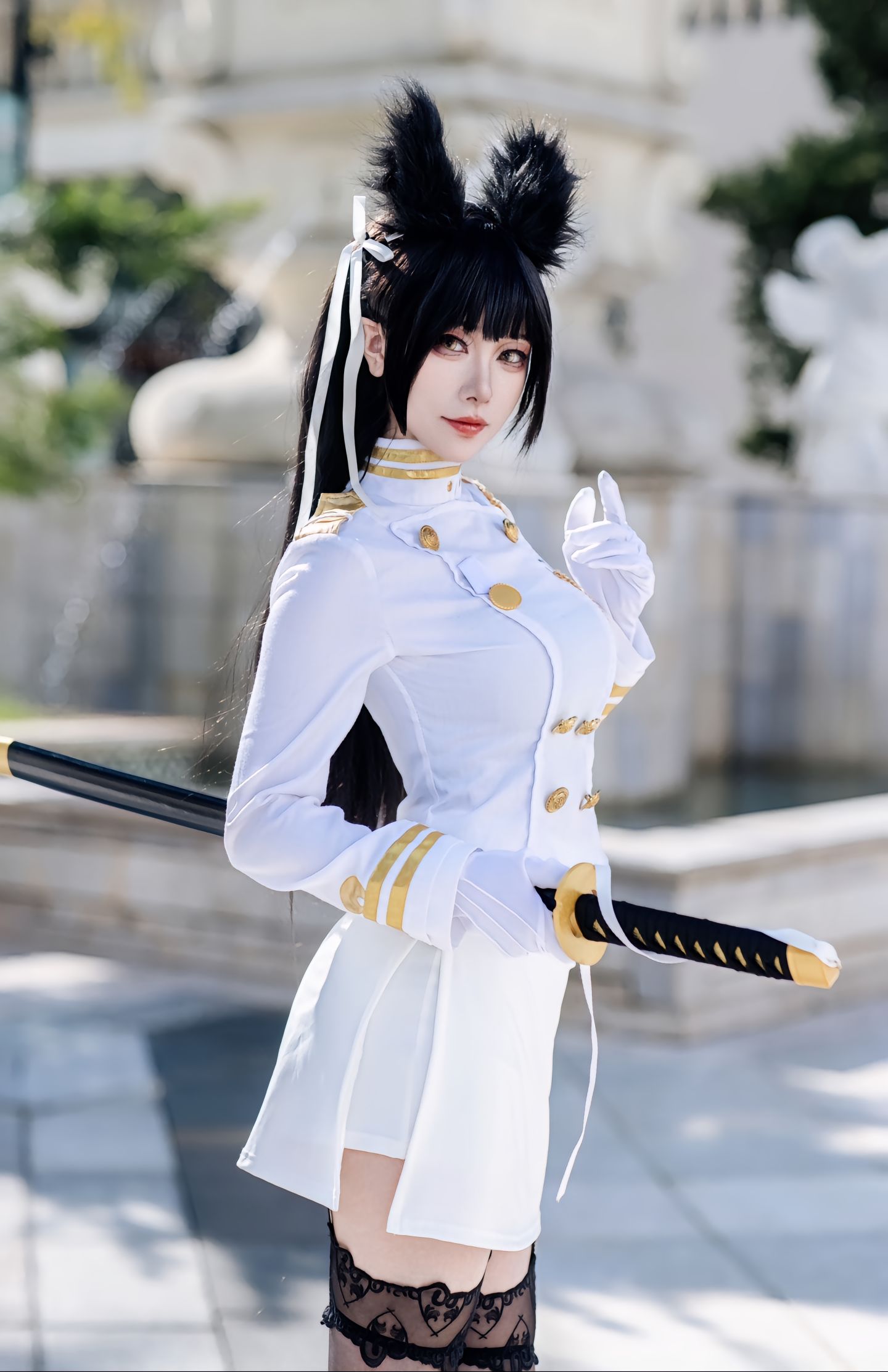 dy@绛南学姐ovo 一种很新的cosplay 二次元 cos 爱宕 碧蓝航线  第4张