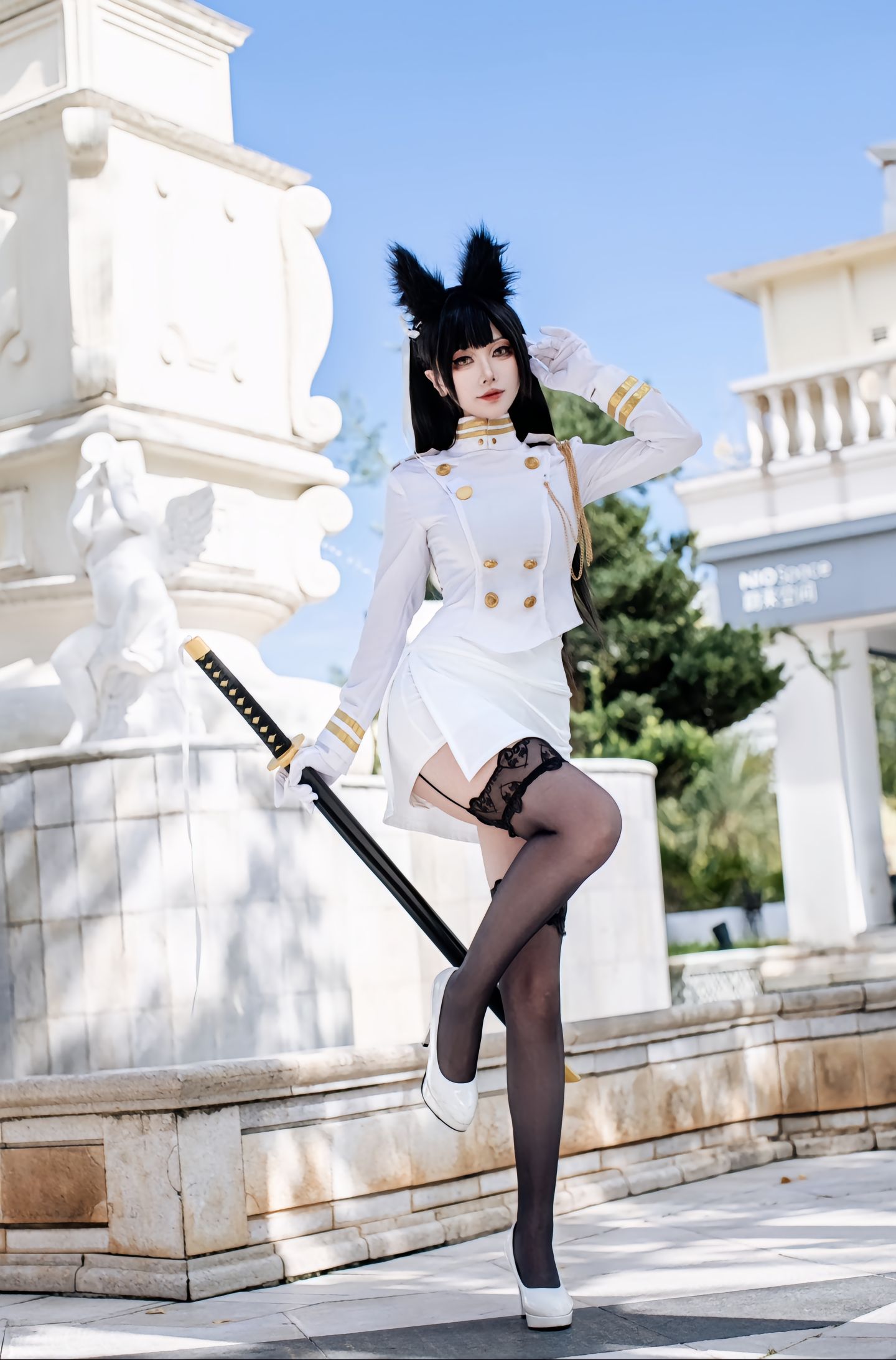 dy@绛南学姐ovo 一种很新的cosplay 二次元 cos 爱宕 碧蓝航线  第5张