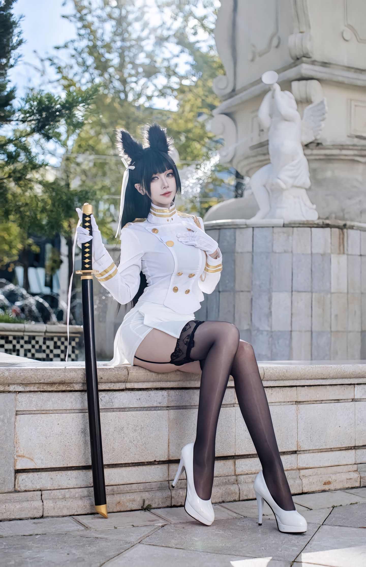 dy@绛南学姐ovo 一种很新的cosplay 二次元 cos 爱宕 碧蓝航线  第3张