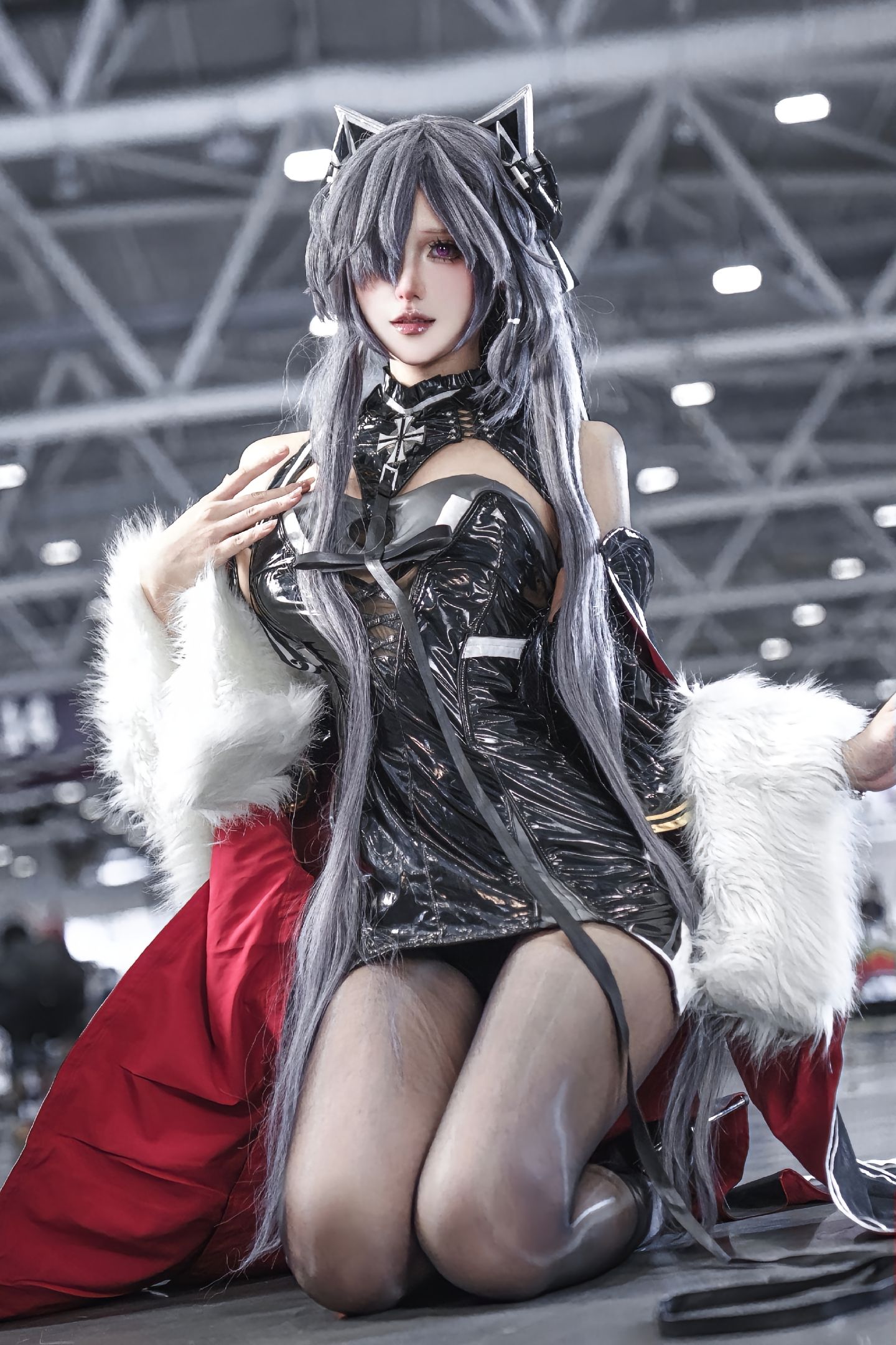 dy@月喑yīn 你来了 我的使魔兼主人 cos 碧蓝航线 御姐 漫展 场照  第1张